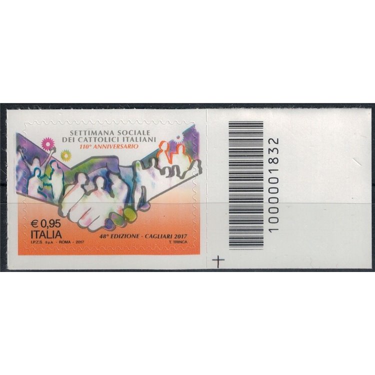 ITALY 2017 Italian Catholics CB 1832 aid