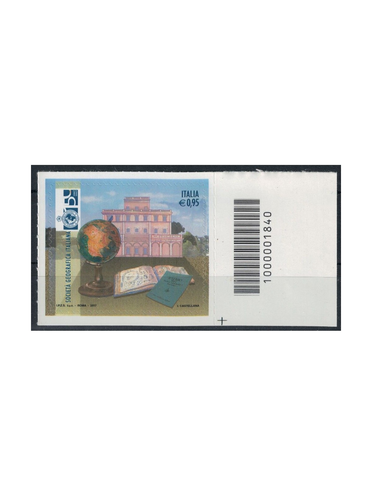 ITALY 2017 Geographical Society CB 1840 aid