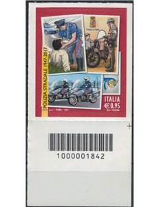 ITALY 2017 Traffic Police CB 1842 aid