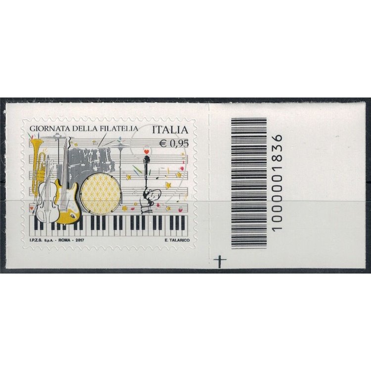 ITALIA 2017 Giornata della filatelia CB 1836 aid