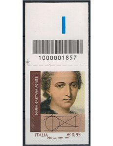 ITALIA 2018 Maria Gaetana Agnesi CB 1857 ass