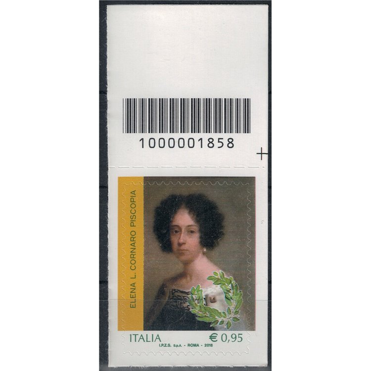 ITALIA 2018 Elena Lucrezia Cornaro Piscopia CB 1858 asd