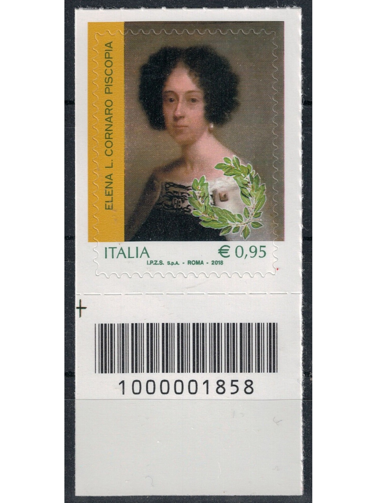 ITALIA 2018 Elena Lucrezia Cornaro Piscopia CB 1858 ais