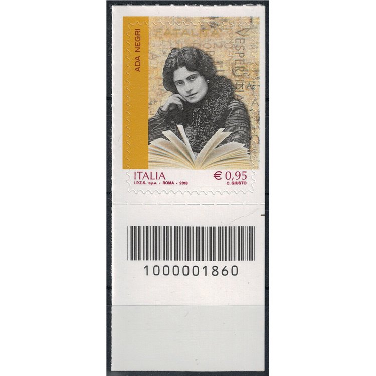ITALY 2018 Ada Negri CB 1860 aid