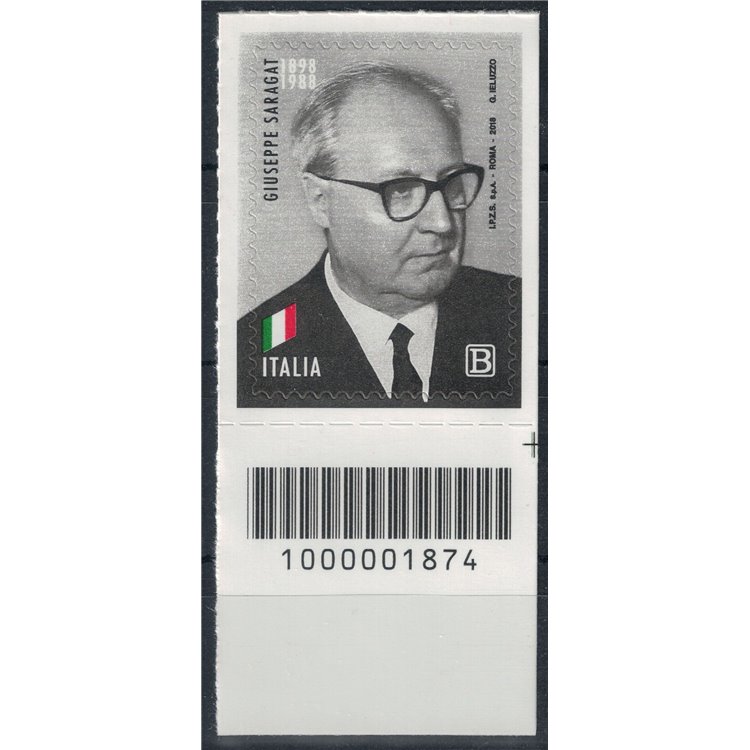 ITALY 2018 Giuseppe Saragat CB 1874 aid