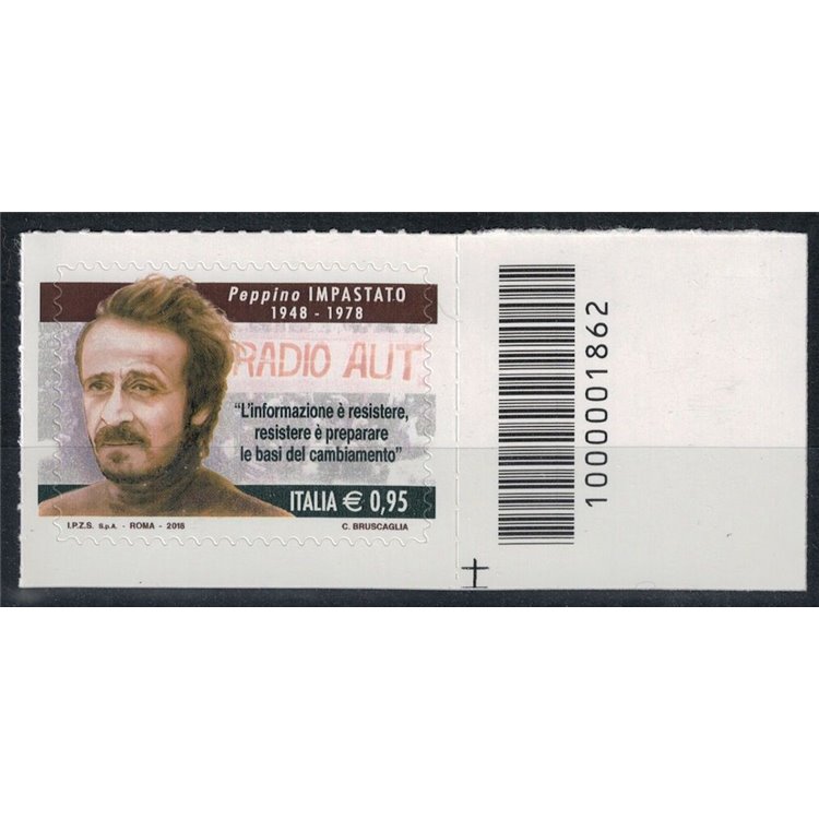 ITALIA 2018 Peppino Impastato CB 1862 aid