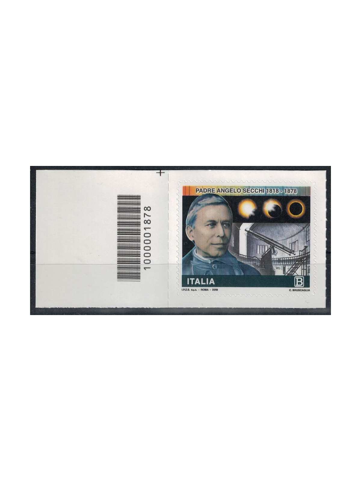 ITALY 2018 Father Angelo Secchi CB 1878 ass