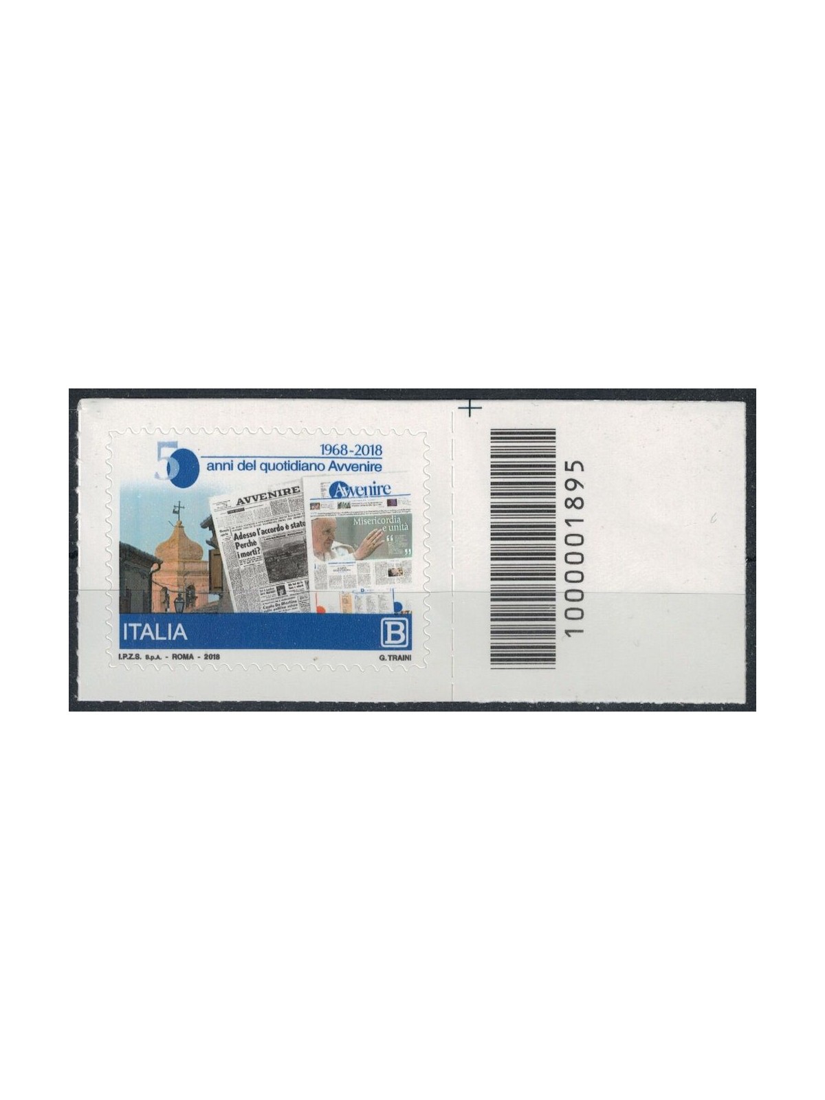 ITALIA 2018 Quotidiano Avvenire CB 1895 asd