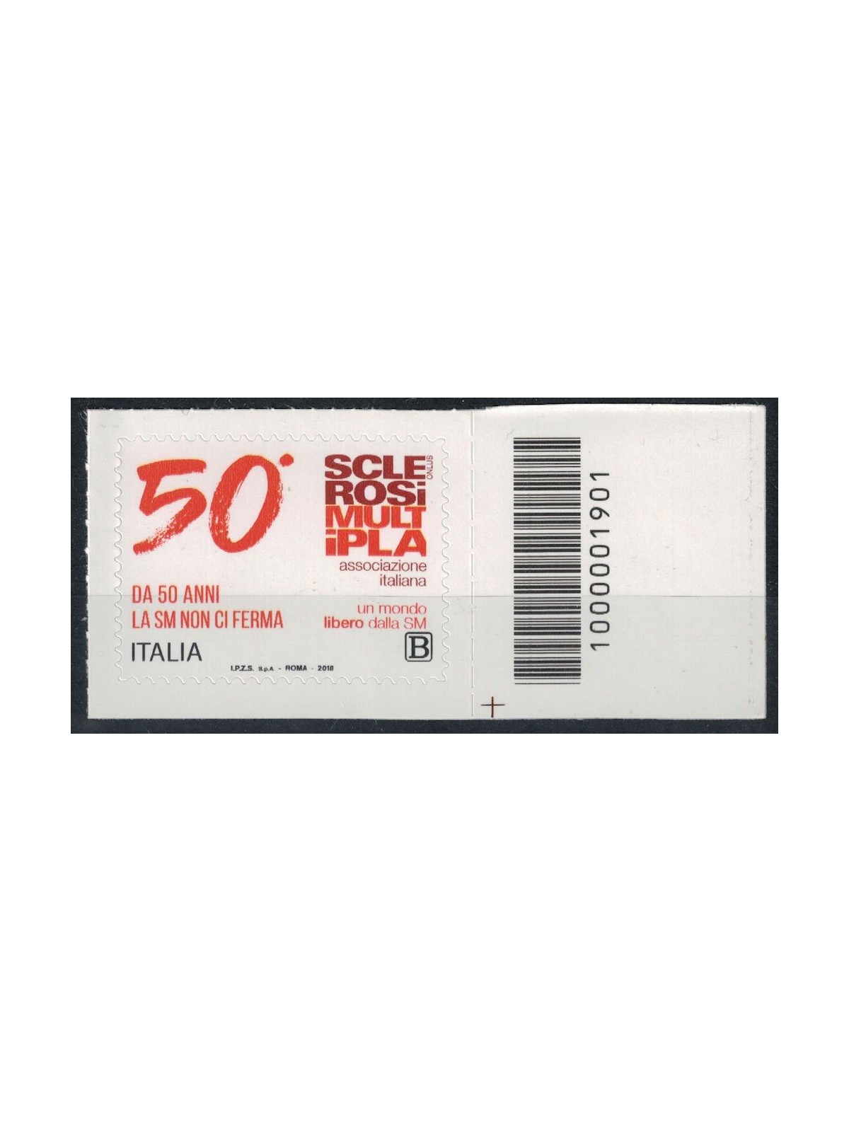 ITALY 2018 Multiple Sclerosis CB 1901 aid