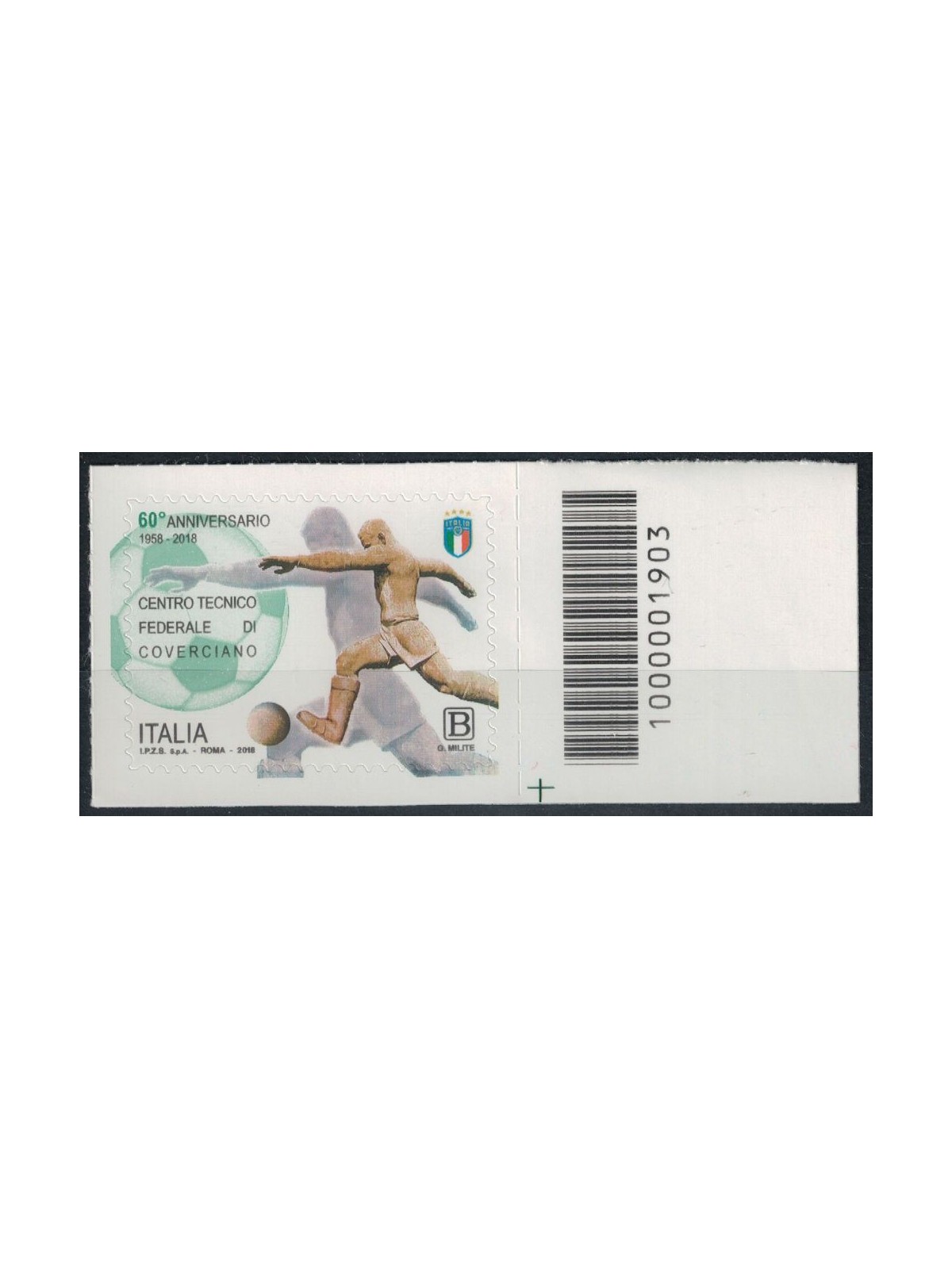 ITALY 2018 Federal Center of Coverciano CB 1903 aid