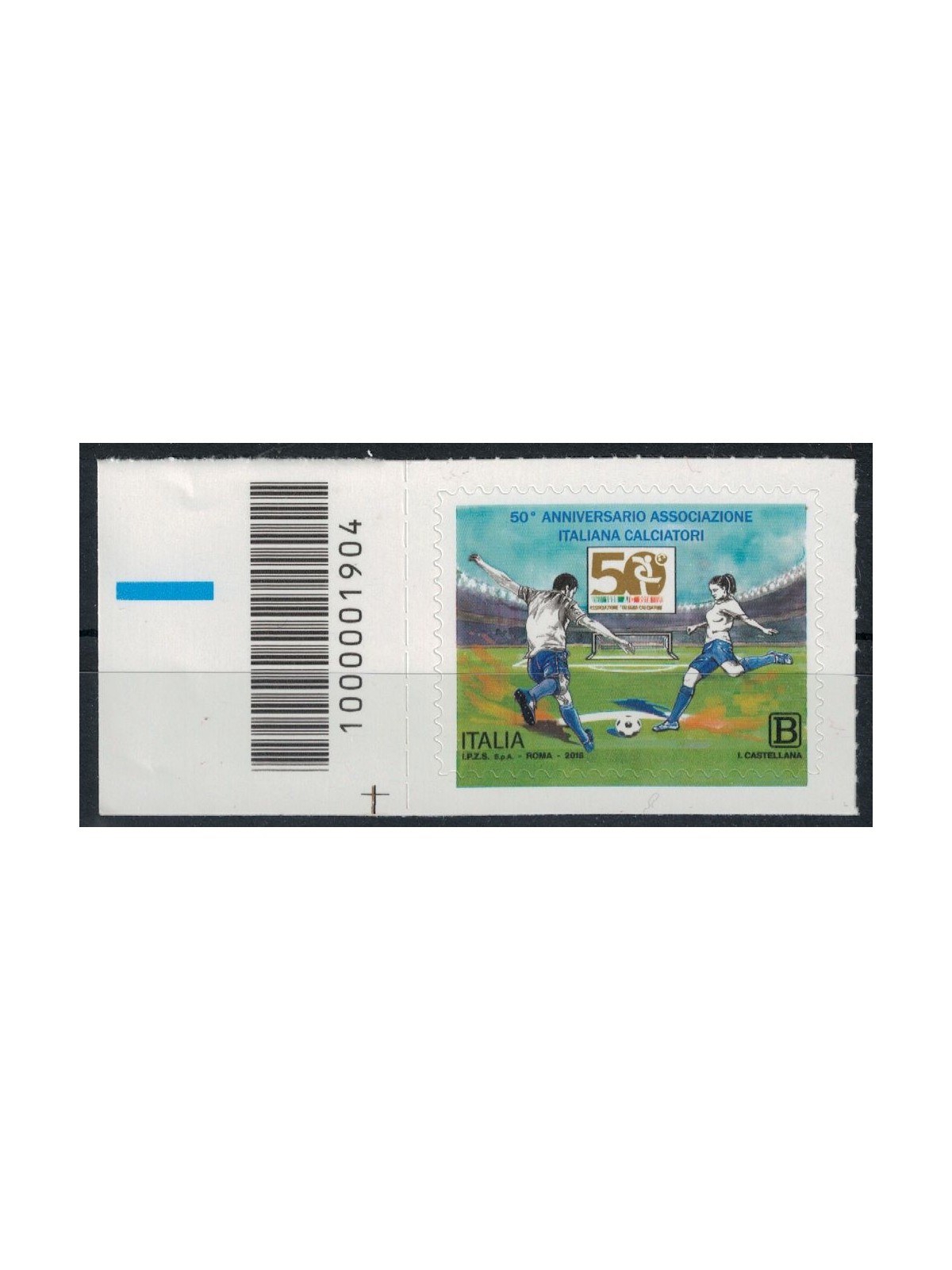 ITALY 2018 Italian Footballers' Association CB 1904 ais