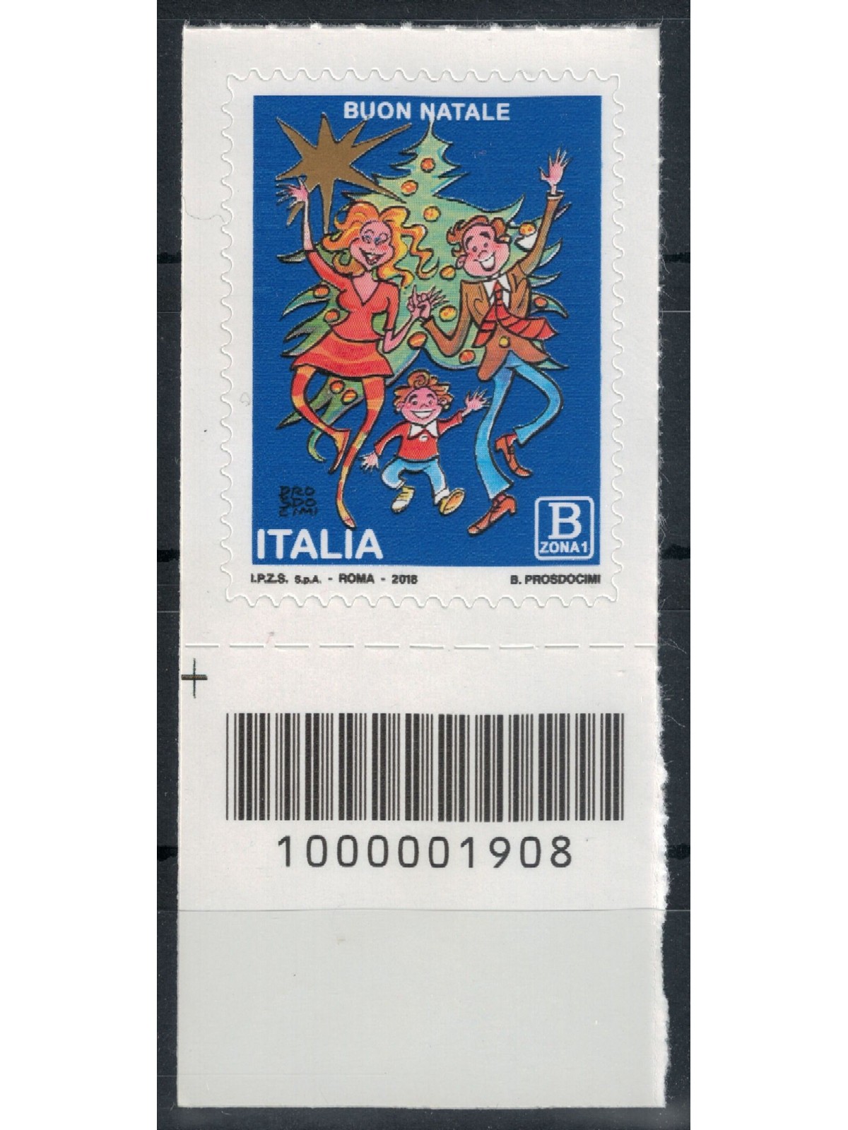 ITALY 2018 Secular Christmas CB 1908 ais