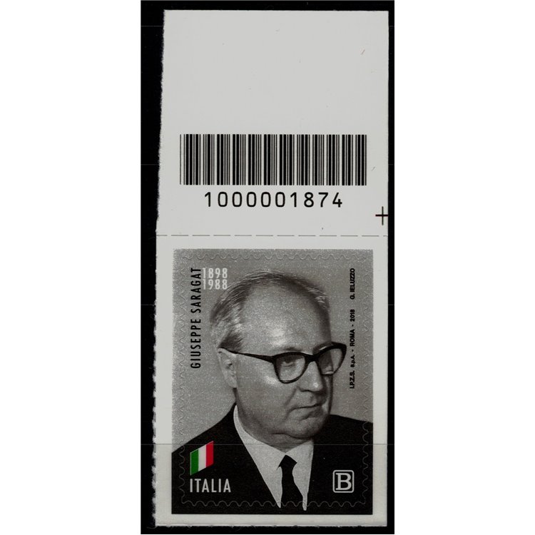 ITALY 2018 Giuseppe Saragat CB 1874 asd