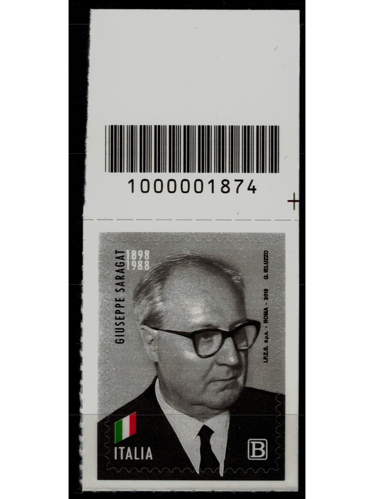 ITALIA 2018 Giuseppe Saragat CB 1874 asd