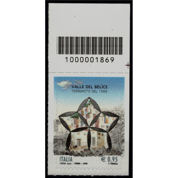ITALIA 2018 Terremoto Valle del Belice CB 1869 asd
