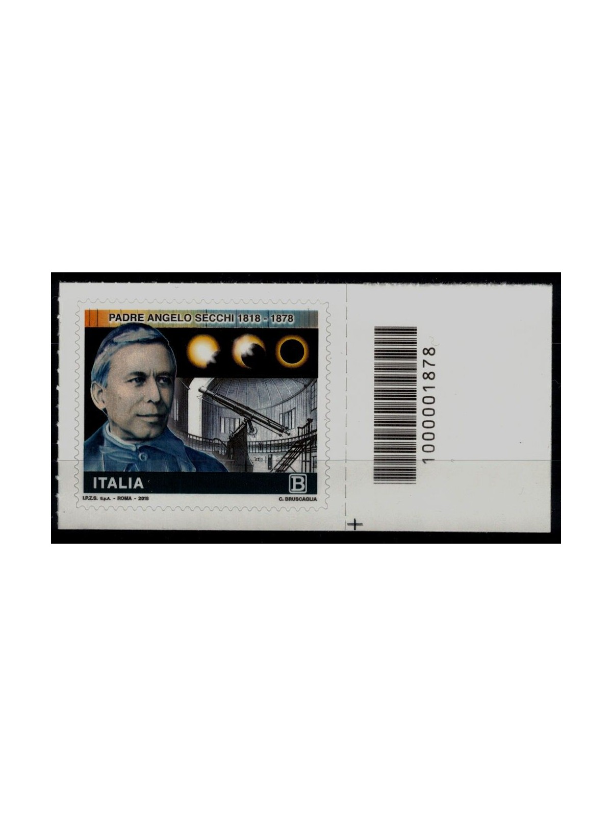 ITALY 2018 Father Angelo Secchi CB 1878 aid
