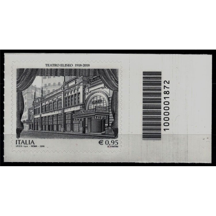 ITALIA 2018 Teatro Eliseo CB 1872 asd