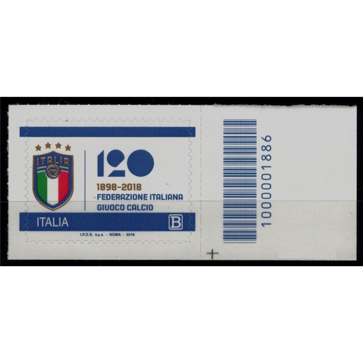 ITALIA 2018 Federazione Italiana Giuoco Calcio CB 1886 aid