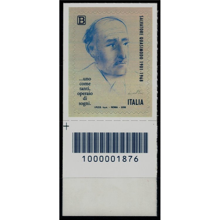 ITALY 2018 Salvatore Quasimodo CB 1876 ais