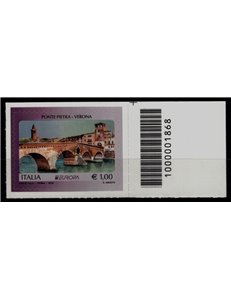 ITALIA 2018 Europa (Ponte Pietra) CB 1868 asd