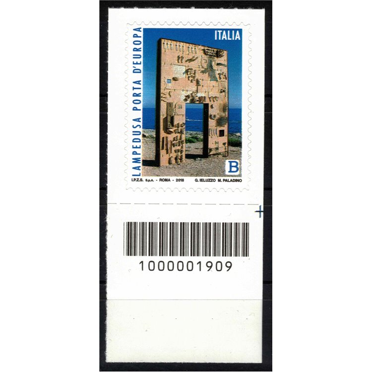 ITALIA 2018 Lampedusa porta d'Europa CB 1909 aid