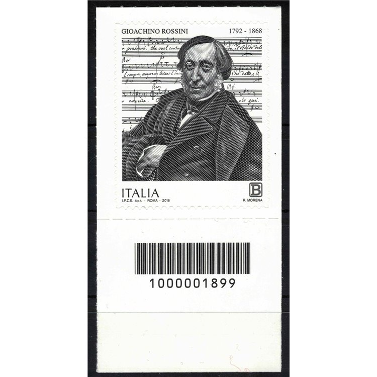 ITALY 2018 Gioachino Rossini CB 1899 aid