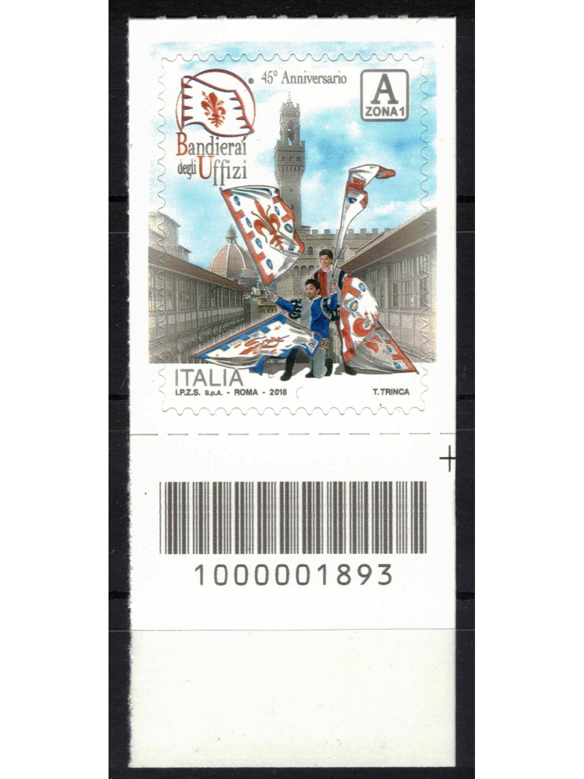 ITALY 2018 Uffizi Flag Bearers CB 1893 aid