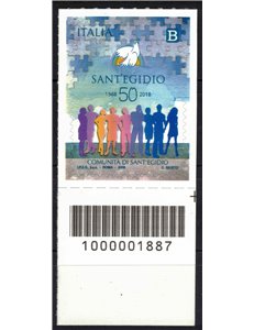 ITALY 2018 Community of Sant'Egidio CB 1887 aid