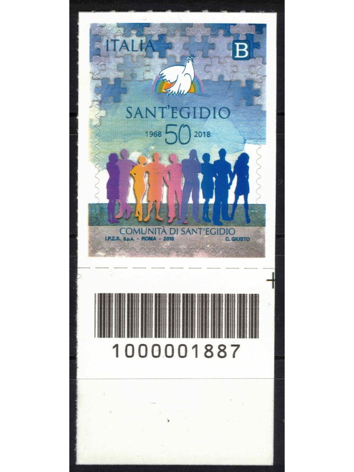 ITALY 2018 Community of Sant'Egidio CB 1887 aid