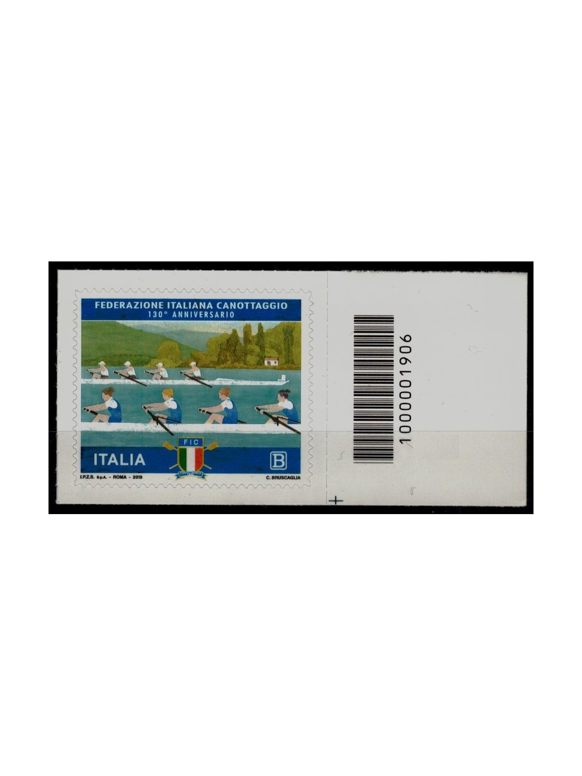 ITALY 2018 Italian Rowing Federation CB 1906 aid