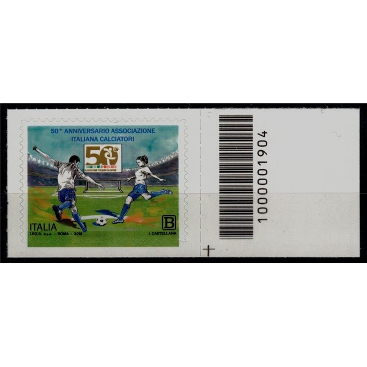 ITALY 2018 Italian Footballers' Association CB 1904 aid