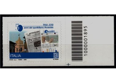 ITALY 2018 Daily Avvenire CB 1895 aid