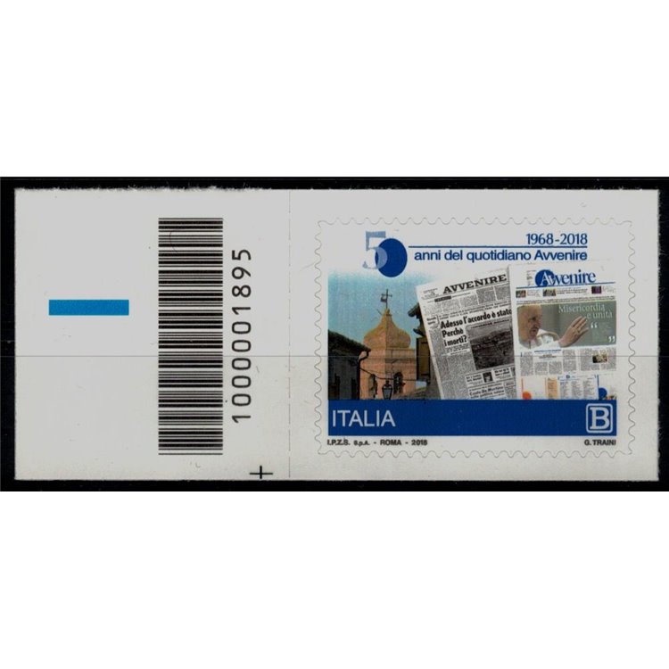 ITALY 2018 Daily Avvenire CB 1895 ais