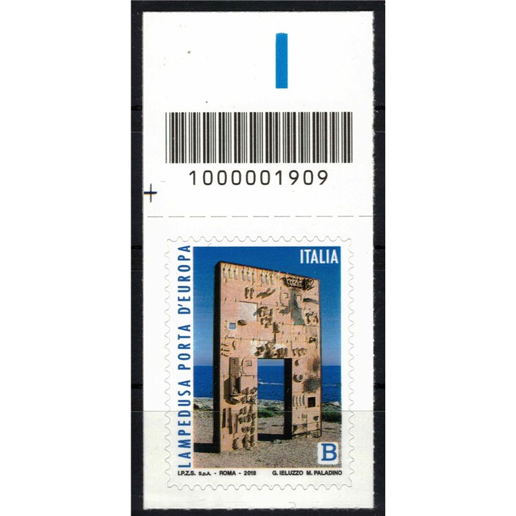 ITALIA 2018 Lampedusa porta d'Europa CB 1909 ass