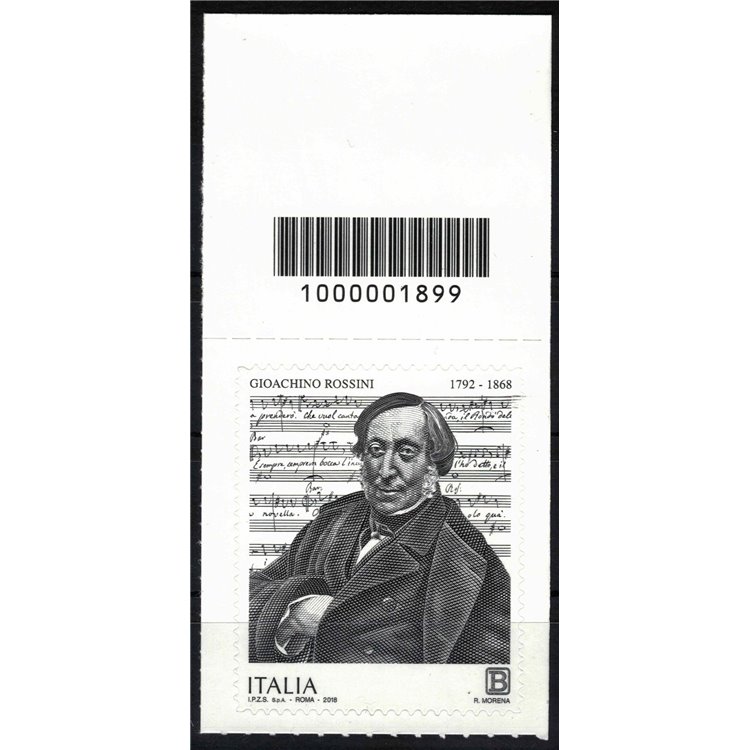 ITALIA 2018 Gioachino Rossini CB 1899 asd