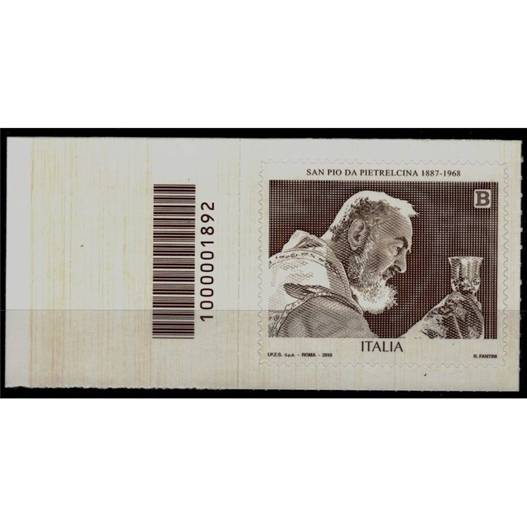 ITALY 2018 San Pio da Pietrelcina CB 1892 ass