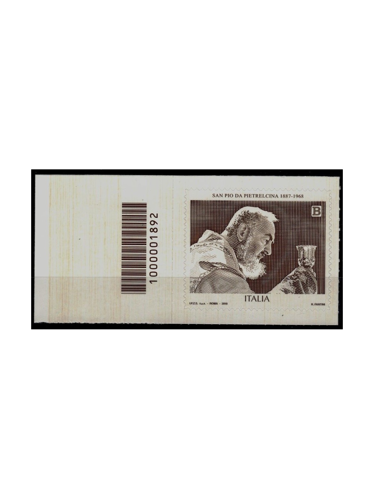 ITALY 2018 San Pio da Pietrelcina CB 1892 ass