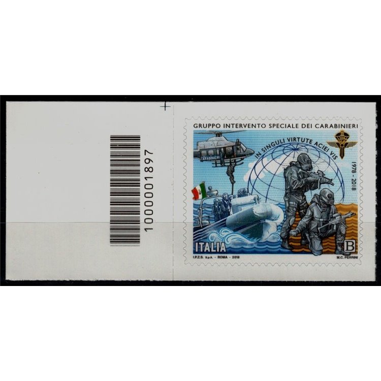 ITALIA 2018 Arma dei Carabinieri CB 1897 ass