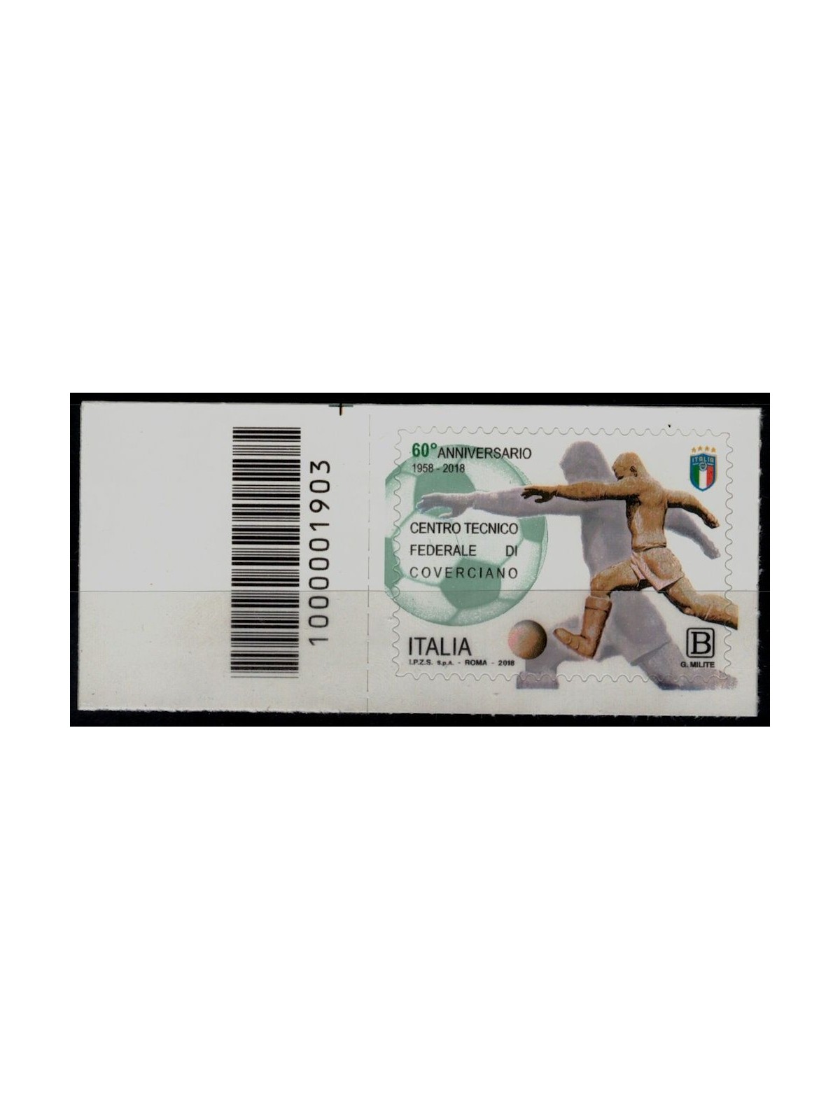 ITALIA 2018 Centro Federale di Coverciano CB 1903 ass