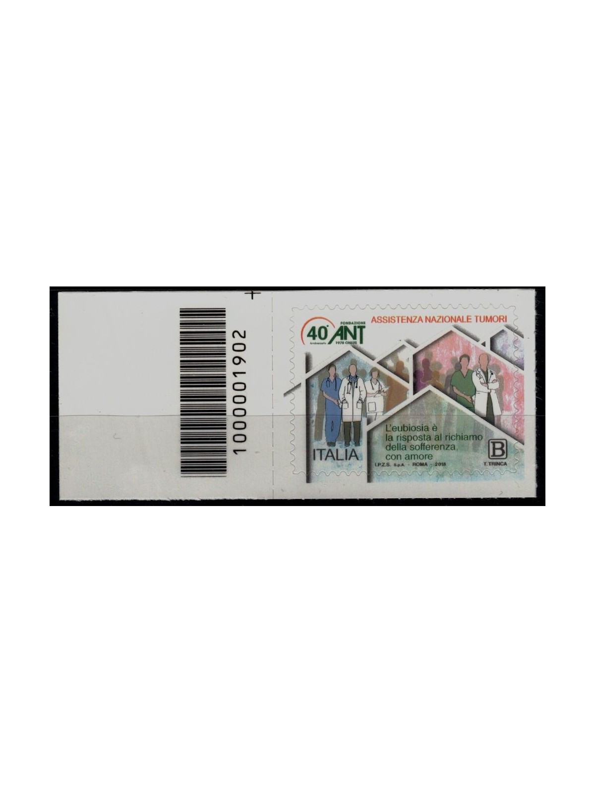 ITALY 2018 National Cancer Assistance CB 1902 ass
