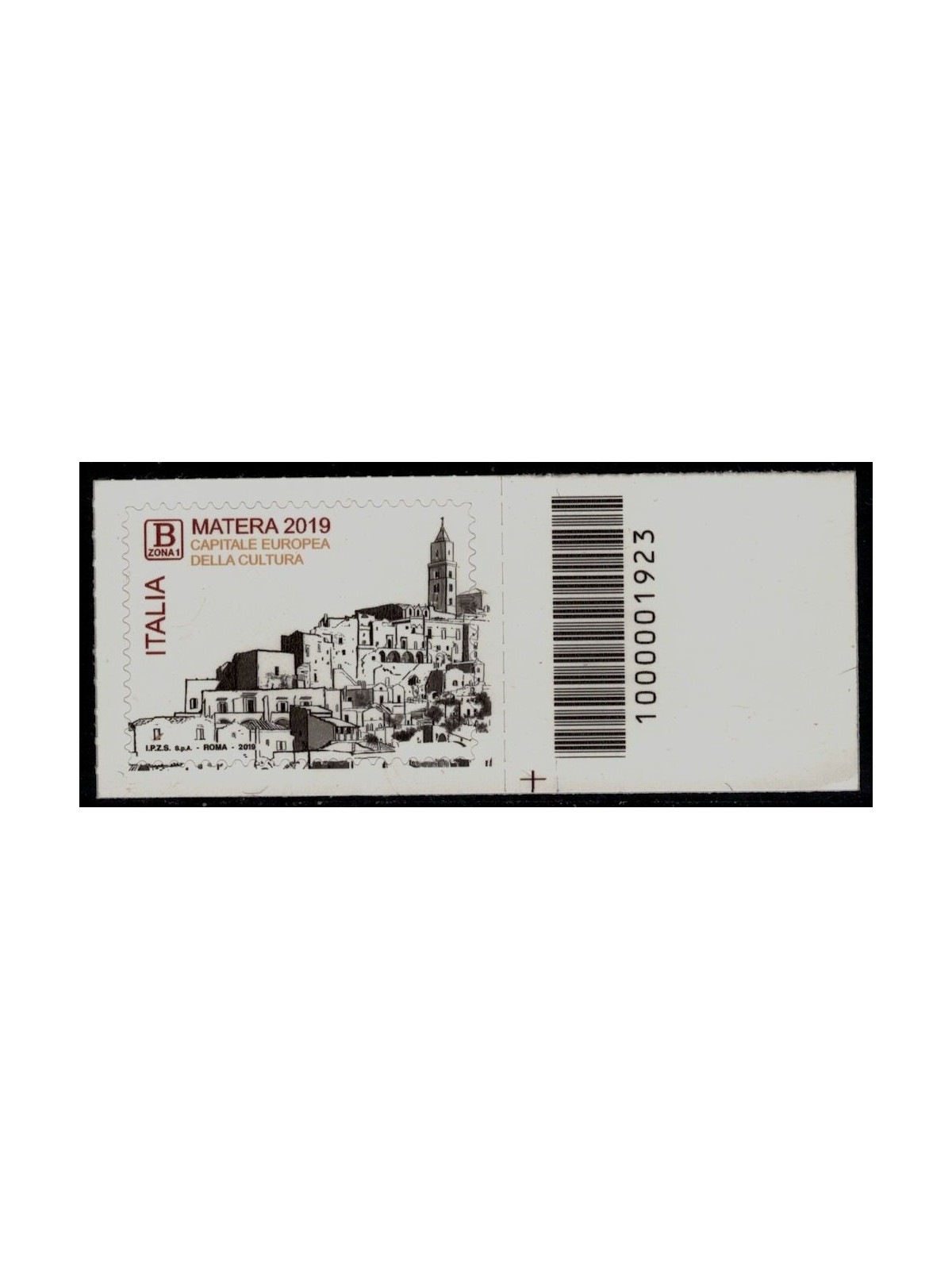 ITALIA 2019 Matera Capitale della Cultura CB 1923 aid