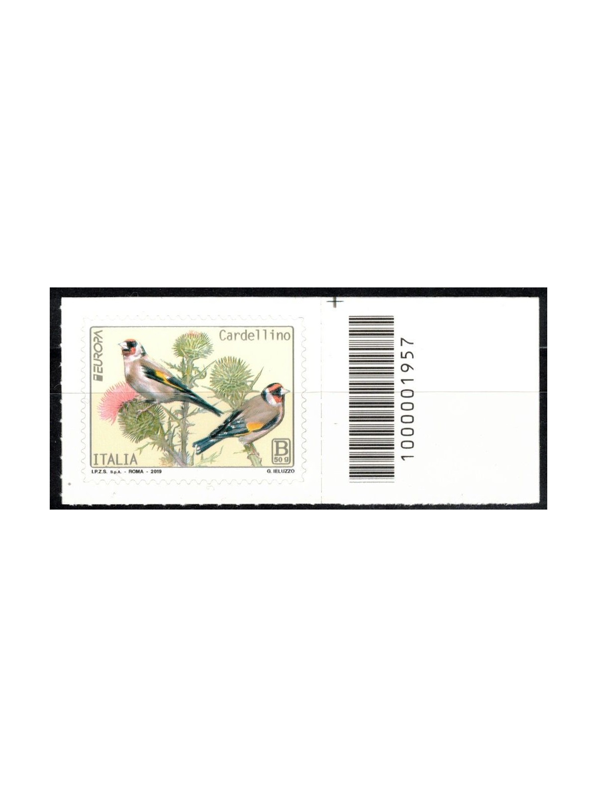 ITALIA 2019 Europa (Cardellino) CB 1957 asd