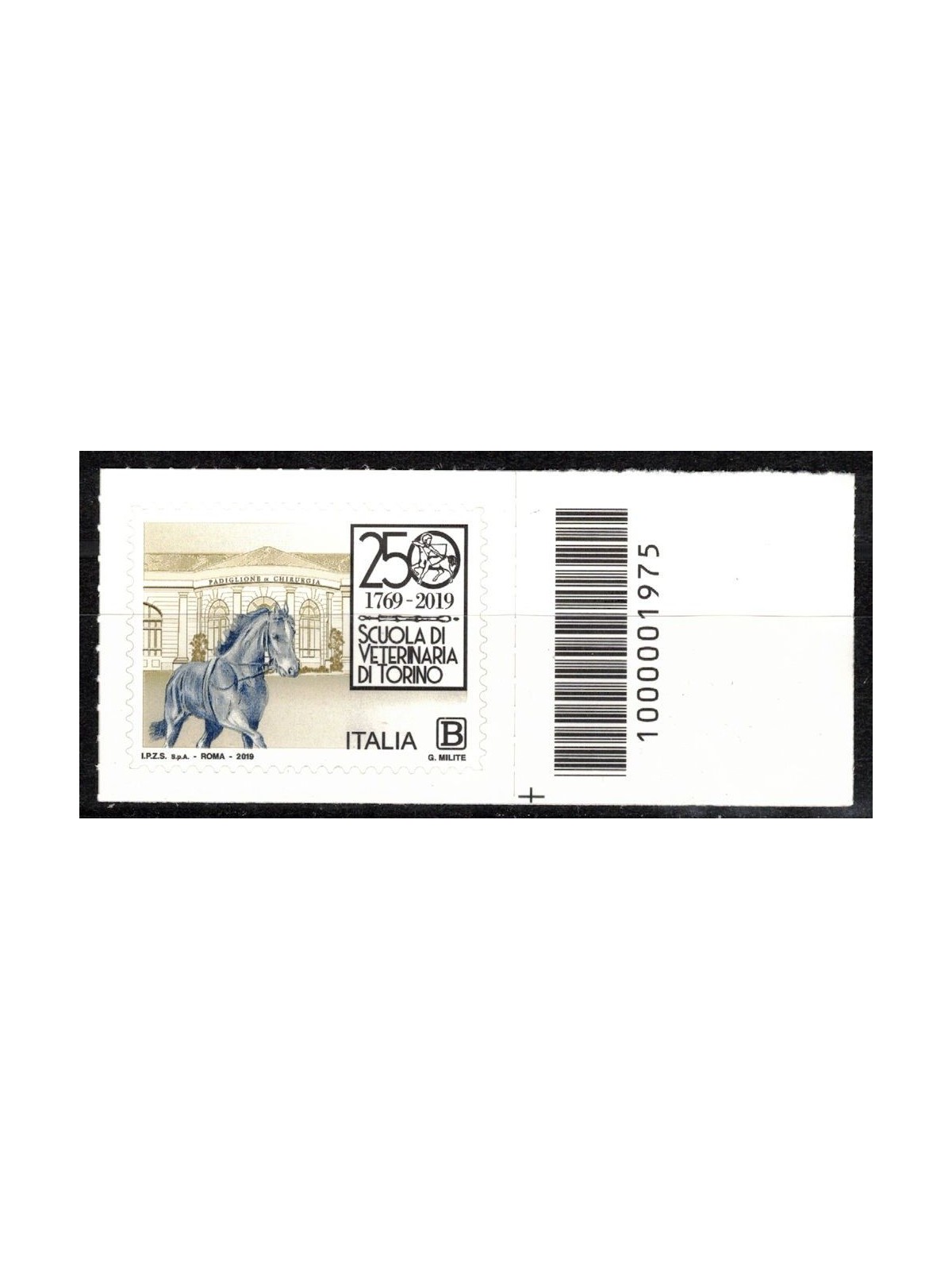 ITALY 2019 Turin Veterinary School CB 1975 aid