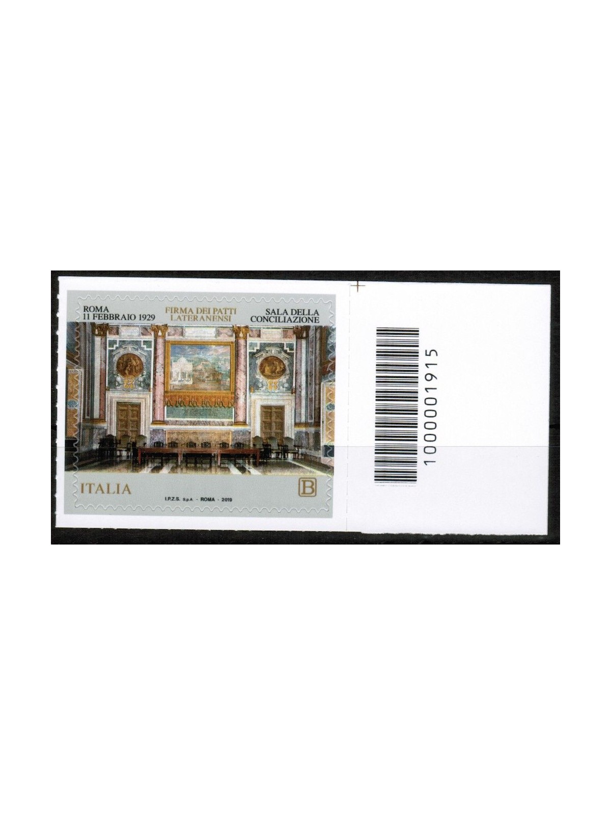ITALY 2019 Lateran Pacts CB 1915 asd