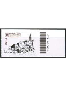 ITALIA 2019 Matera Capitale della Cultura CB 1923 asd