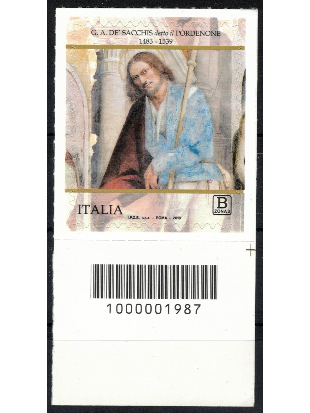 ITALIA 2019 Giovanni Antonio de' Sacchis CB 1987 aid