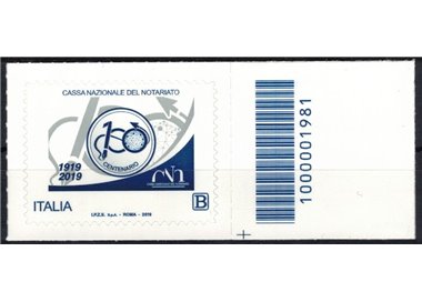 ITALIA 2019 Cassa Nazionale del Notariato CB 1981 aid