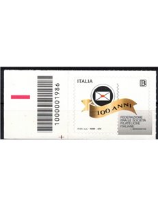 ITALY 2019 Italian Philatelic Societies CB 1986 ais
