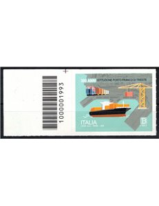 ITALY 2019 Free Port of Trieste CB 1993 ass