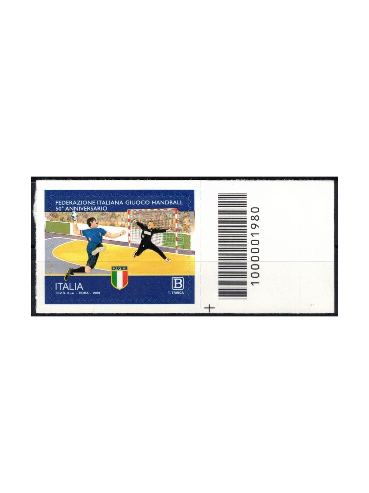 ITALY 2019 Handball Federation CB 1980 aid